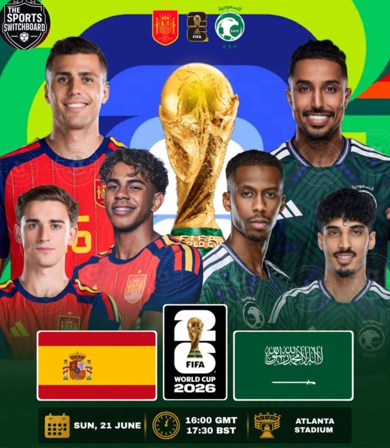 الأخضر في اختبار عالمي جديد.. السعودية تواجه إسبانيا مساء الأحد في مونديال 2026