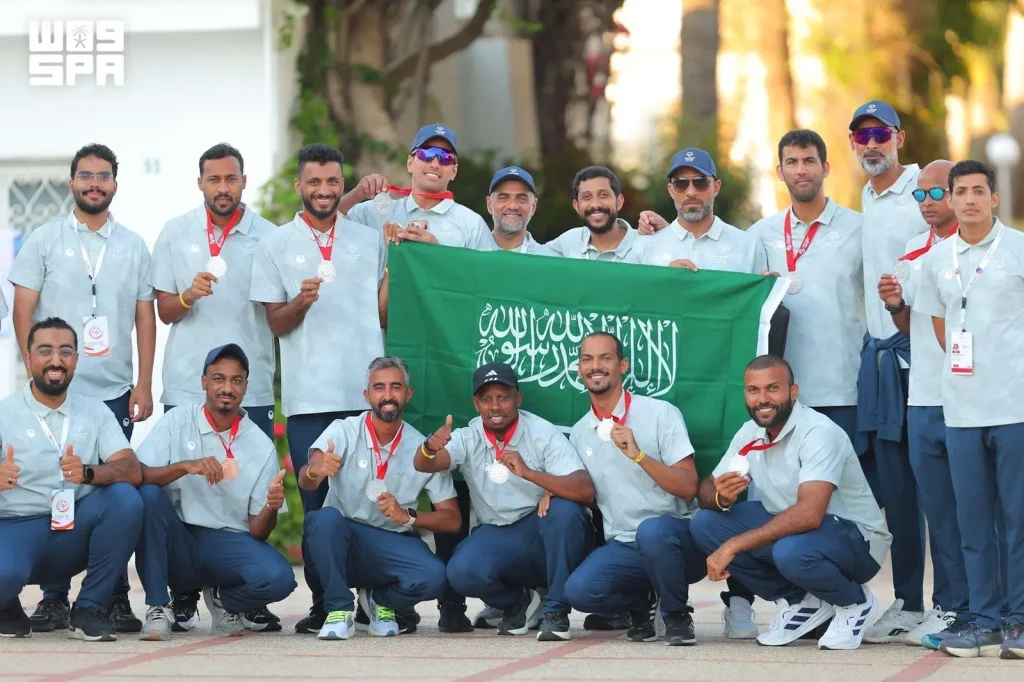 فضيتان ومركز رابع للأولمبياد الخاص السعودي في الألعاب الإقليمية الشاطئية بتونس