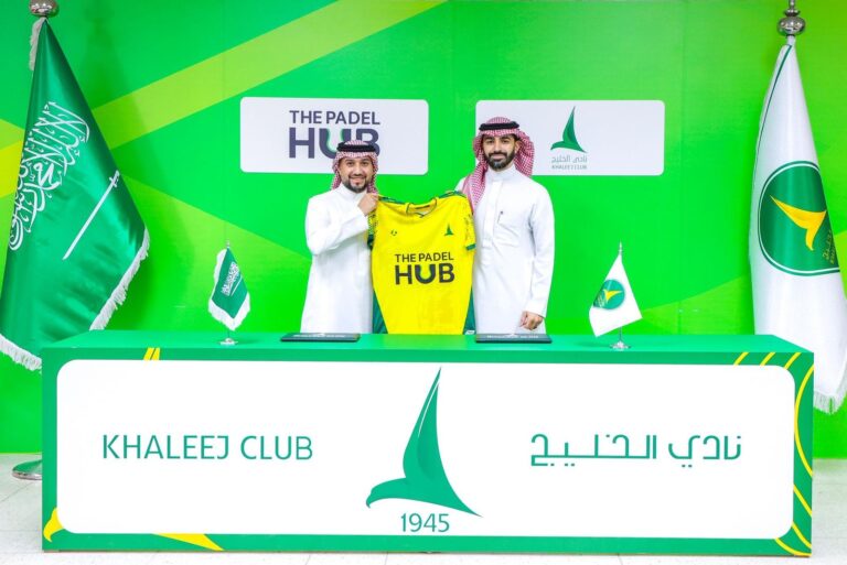 ‏ THE PADEL HUB راعيًا لنسور الخليج في آسيا